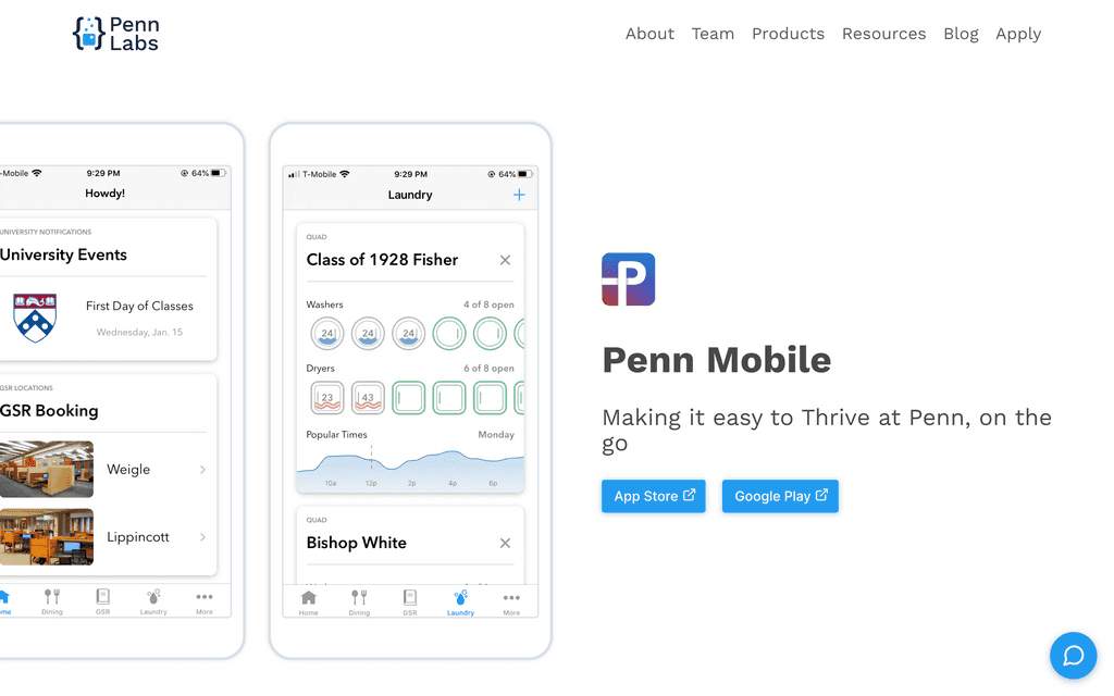 penn mobile product page